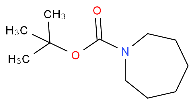 N-Boc-hexamethyleneimine_分子结构_CAS_123387-52-0)