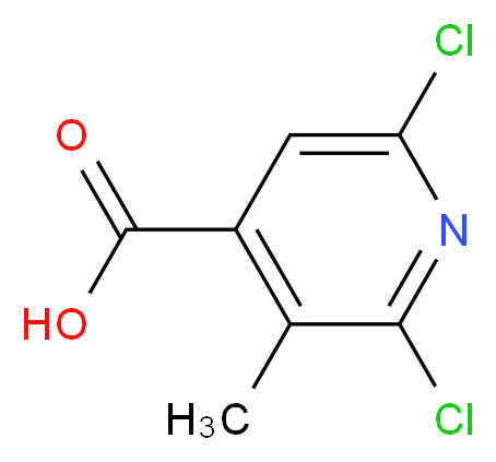 2,6-dichloro-3-methylisonicotinic acid_分子结构_CAS_1256835-40-1)