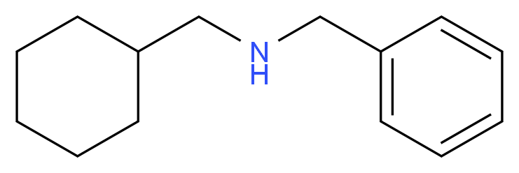 N-benzyl-1-cyclohexylmethanamine_分子结构_CAS_4352-47-0)