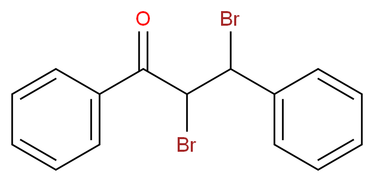 2,3-Dibromo-1,3-diphenyl-1-propanone_分子结构_CAS_611-91-6)