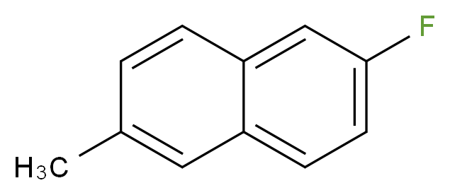 2-fluoro-6-methylnaphthalene_分子结构_CAS_324-42-5