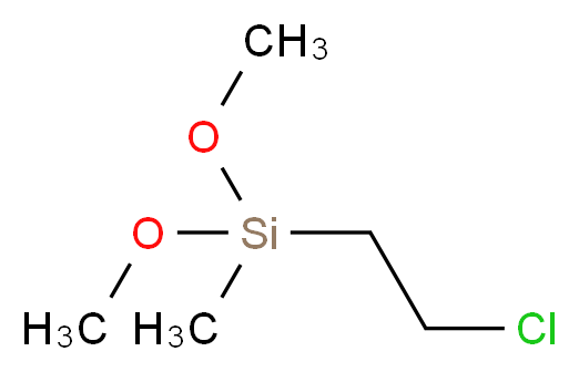 (2-Chloroethyl)diMethoxy(Methyl)silane_分子结构_CAS_13508-51-5)