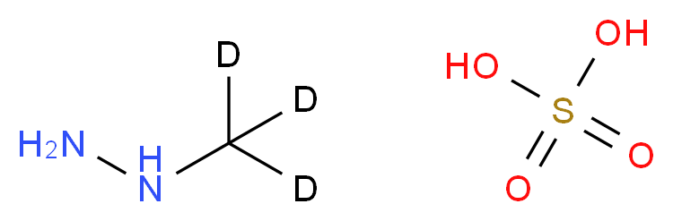 (<sup>2</sup>H<sub>3</sub>)methylhydrazine; sulfuric acid_分子结构_CAS_70609-01-7