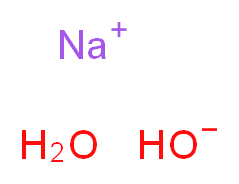 氢氧化钠 一水合物_分子结构_CAS_12200-64-5)