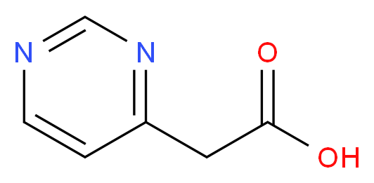 Pyrimidin-4-yl-acetic acid_分子结构_CAS_325491-53-0)