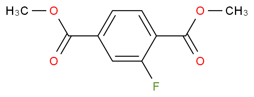 Dimethyl 2-fluoroterephthalate 98%_分子结构_CAS_5292-47-7)