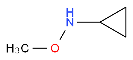 N-methoxycyclopropanamine_分子结构_CAS_75647-90-4