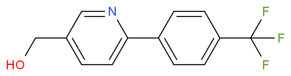 {6-[4-(trifluoromethyl)phenyl]pyridin-3-yl}methanol_分子结构_CAS_356058-13-4