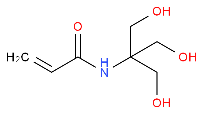 N-[1,3-dihydroxy-2-(hydroxymethyl)propan-2-yl]prop-2-enamide_分子结构_CAS_13880-05-2