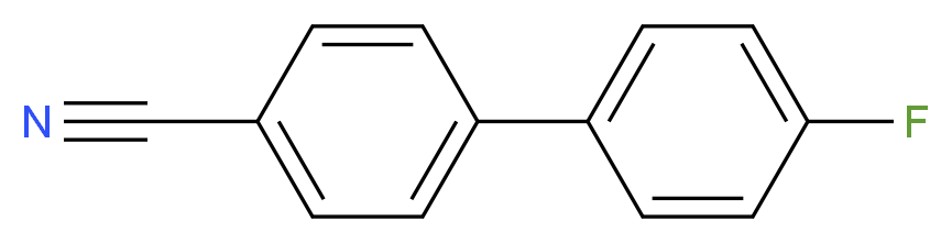 4-(4-fluorophenyl)benzonitrile_分子结构_CAS_10540-31-5