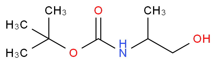 N-tert-Butyloxycarbonyl DL-Alaninol_分子结构_CAS_147252-84-4)