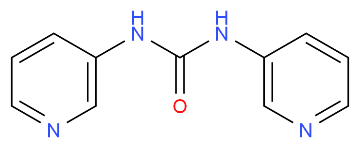 1,3-bis(pyridin-3-yl)urea_分子结构_CAS_39642-60-9