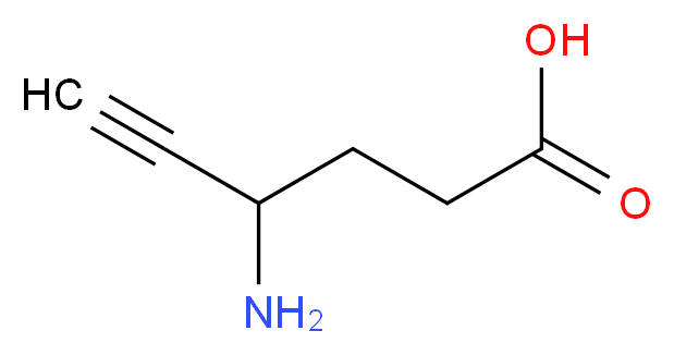 4-Amino-5-hexynoic acid_分子结构_CAS_)
