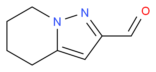 4H,5H,6H,7H-pyrazolo[1,5-a]pyridine-2-carbaldehyde_分子结构_CAS_307313-06-0