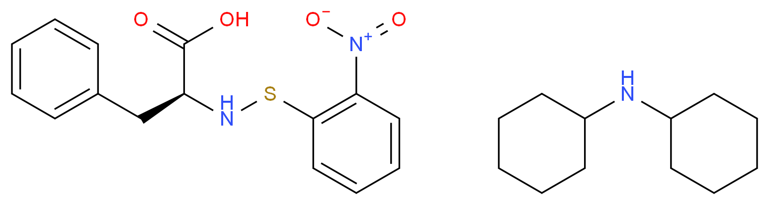 N-o-NPS-L-PHENYLALANINE DICYCLOHEXYLAMMONIUM SALT_分子结构_CAS_2688-22-4)