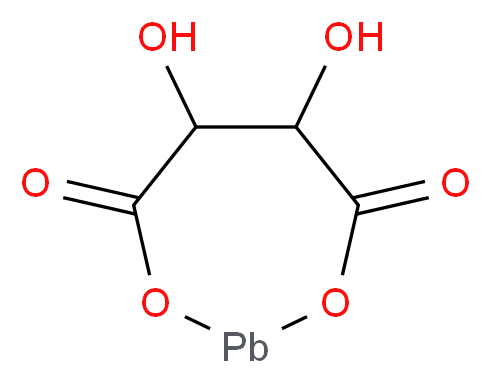 Lead(II) tartrate_分子结构_CAS_815-84-9)