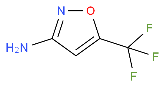 5-(trifluoromethyl)-1,2-oxazol-3-amine_分子结构_CAS_110234-43-0