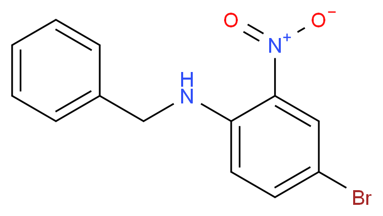 N-benzyl-4-bromo-2-nitroaniline_分子结构_CAS_957062-86-1
