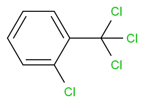 2-氯三氯甲苯_分子结构_CAS_2136-89-2)