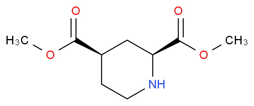 Dimethyl (2S,4R)-piperidine-2,4-dicarboxylate_分子结构_CAS_98935-65-0)