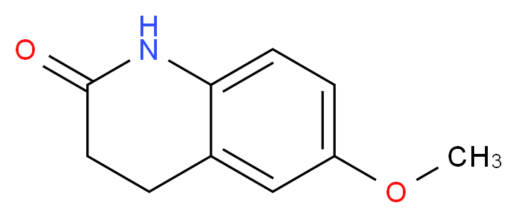 6-Methoxy-3,4-dihydro-1H-quinolin-2-one 98%_分子结构_CAS_54197-64-7)