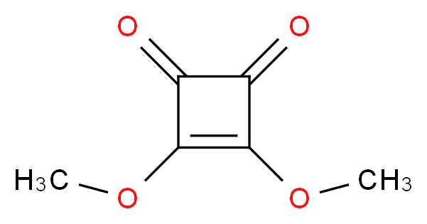 3,4-Dimethoxycyclobut-3-ene-1,2-dione_分子结构_CAS_5222-73-1)