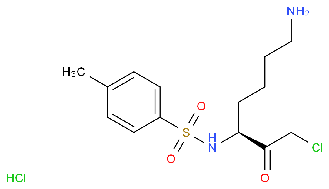 N-&alpha;-p-TOSYL-L-LYSINE CHLOROMETHYL KETONE_分子结构_CAS_4238-41-9)