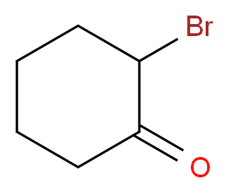 2-bromocyclohexan-1-one_分子结构_CAS_822-85-5