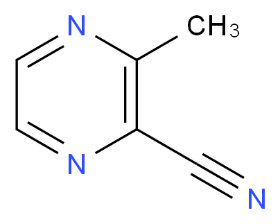 2-CYANO-3-METHYLPYRAZINE_分子结构_CAS_65735-15-1)