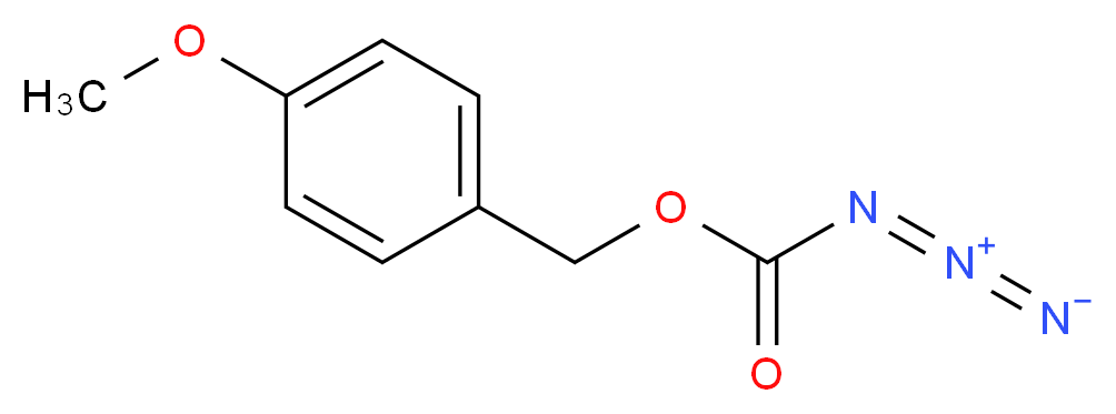 4-甲氧基苄氧基羰酰叠氮物_分子结构_CAS_25474-85-5)