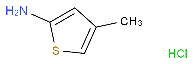4-methylthiophen-2-amine hydrochloride_分子结构_CAS_930299-88-0