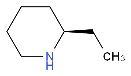 (2R)-2-ethylpiperidine_分子结构_CAS_22160-08-3