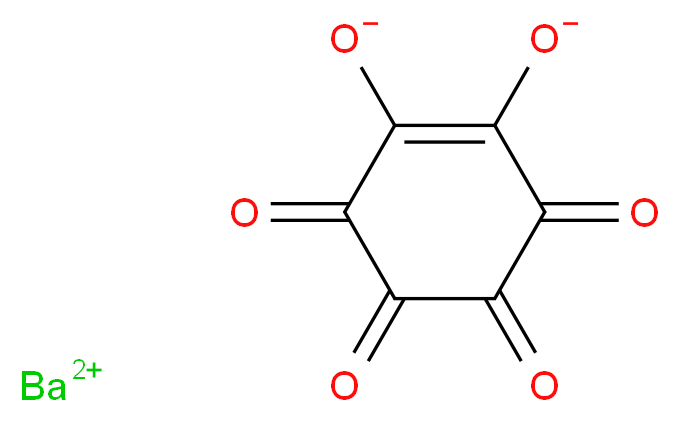 barium(2+) ion tetraoxocyclohex-1-ene-1,2-bis(olate)_分子结构_CAS_16833-52-6