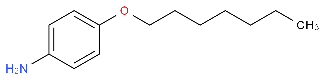 4-(heptyloxy)aniline_分子结构_CAS_39905-44-7