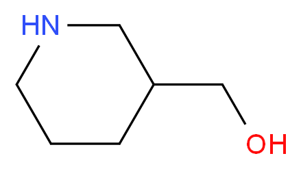 piperidin-3-ylmethanol_分子结构_CAS_4606-65-9