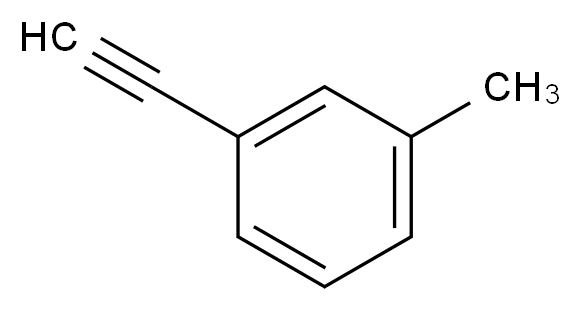 1-ethynyl-3-methylbenzene_分子结构_CAS_766-82-5