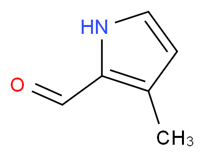 3-methyl-1H-pyrrole-2-carbaldehyde_分子结构_CAS_24014-18-4