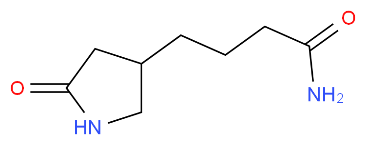 PYRROLIDONYL-4-BUTYRAMIDE_分子结构_CAS_)