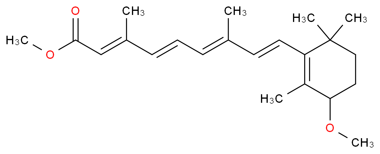 4-Methoxy Retinoic Acid Methyl Ester_分子结构_CAS_163808-81-9)