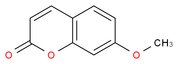 7-Methoxycoumarin_分子结构_CAS_531-59-9)