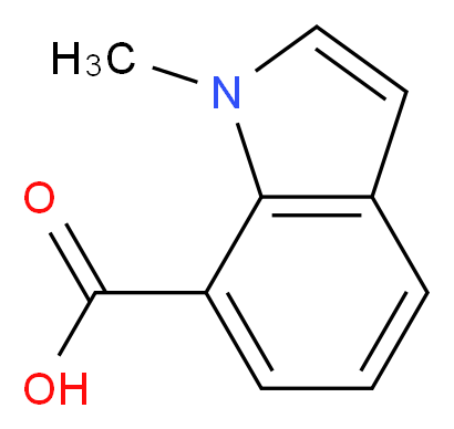 1-methyl-1H-indole-7-carboxylic acid_分子结构_CAS_167479-16-5