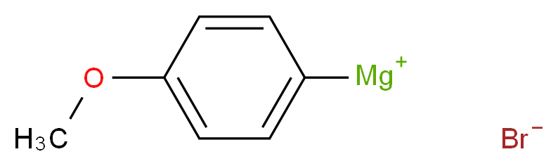 (4-methoxyphenyl)magnesiumylium bromide_分子结构_CAS_13139-86-1