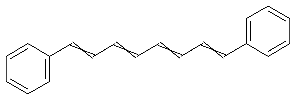 1,8-二苯基-1,3,5,7-辛四烯_分子结构_CAS_3029-40-1)