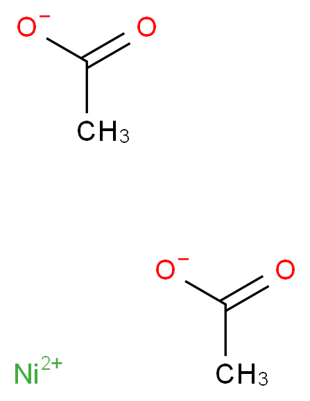 nickel(2+) ion diacetate_分子结构_CAS_373-02-4