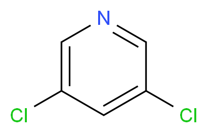 3,5-dichloropyridine_分子结构_CAS_2457-47-8