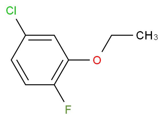 4-chloro-2-ethoxy-1-fluorobenzene_分子结构_CAS_289039-34-5)