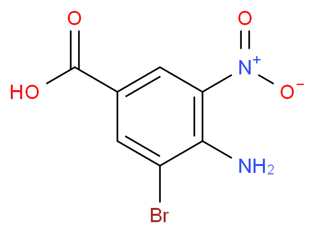 4-Amino-3-bromo-5-nitrobenzoic acid_分子结构_CAS_556651-33-3)