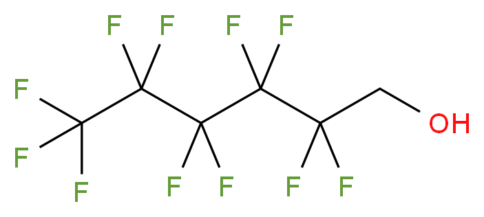 2,2,3,3,4,4,5,5,6,6,6-undecafluorohexan-1-ol_分子结构_CAS_423-46-1