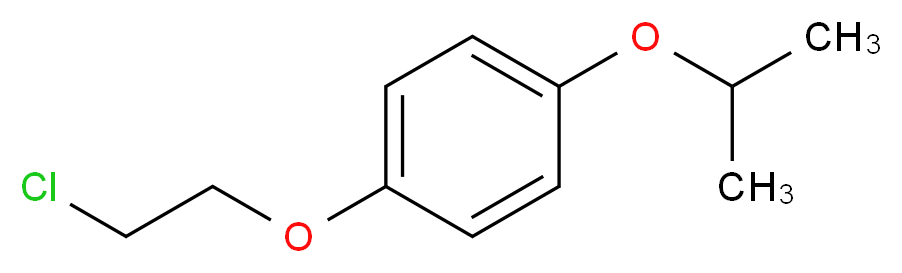 1-(2-chloroethoxy)-4-(propan-2-yloxy)benzene_分子结构_CAS_915920-64-8
