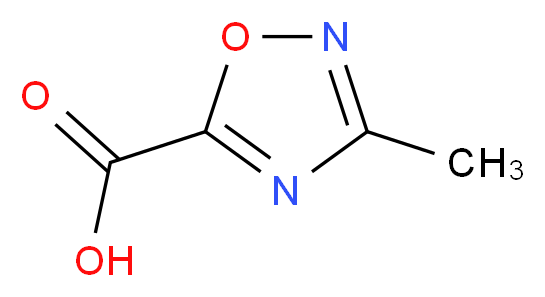 3-METHYL-1,2,4-OXADIAZOLE-5-CARBOXYLIC ACID_分子结构_CAS_944906-32-5)